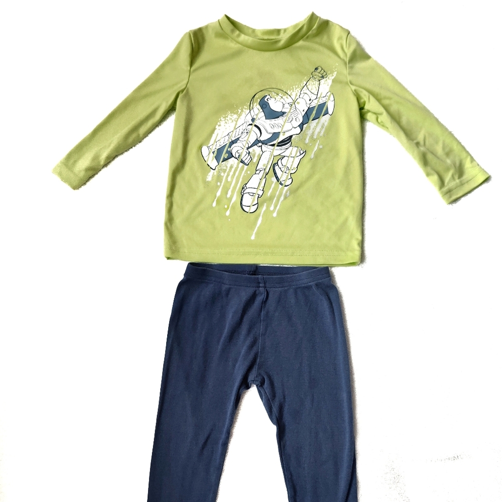 Buzz light-year long sleeve shirt size 2T and blue pants 2T Carter's brand.